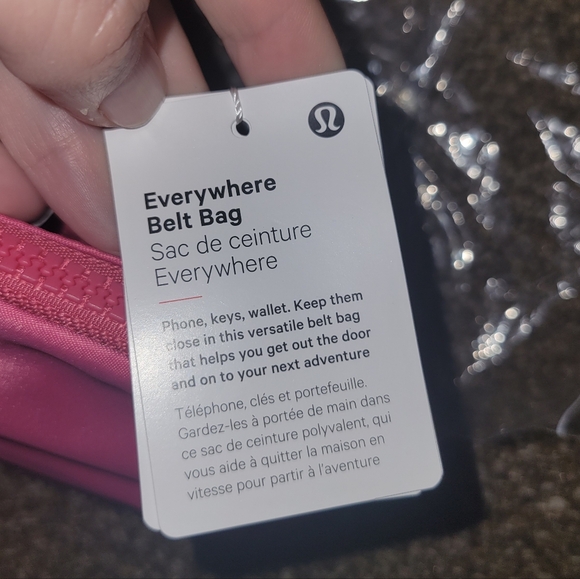 Lululemon Athletica Vibrant Pink Everywhere Belt Bag - Picture 5 of 7